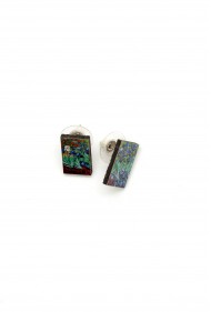 Van Gogh Iris Stud Earrings